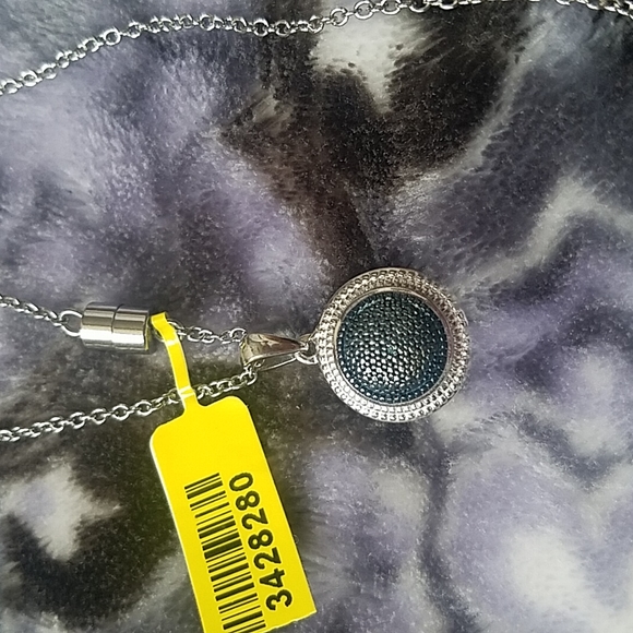 925 Sterling Silver pendant & SS necklace - Picture 1 of 7